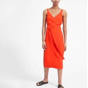 Everlane The Japanese GoWeave Tank Wrap Dress in Poppy Red - Size 2